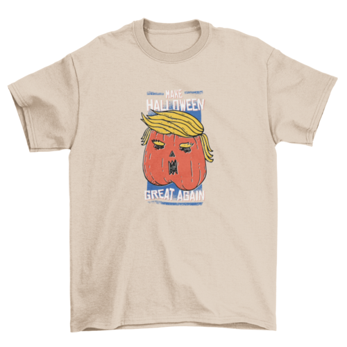 Trumpkin Halloween Pumpkin T-shirt Design