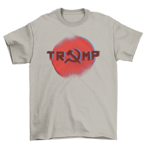 Trump Russian Style Graphic T-shirt