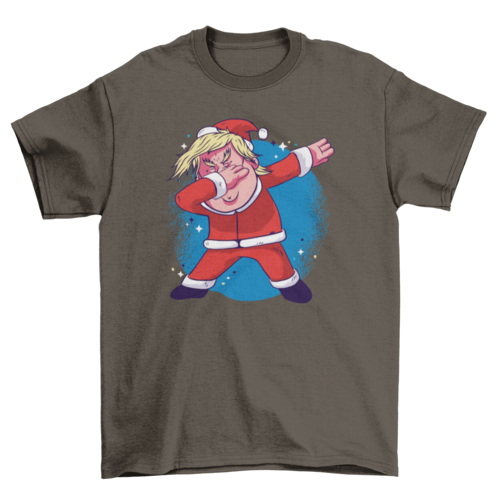 Trump Santa Dabbing T-Shirt