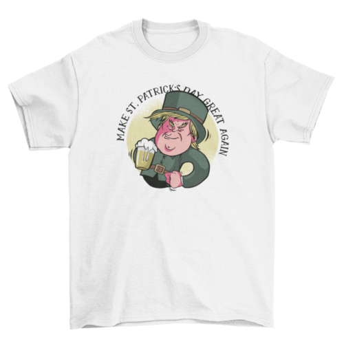 Leprechaun Trump President of the USA St. Patrick's Day attire T-Shirt