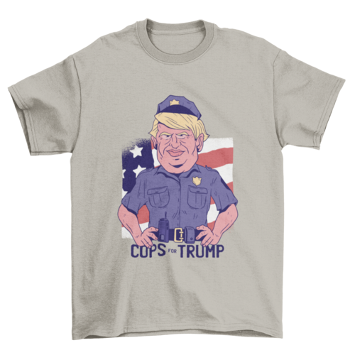 Cops for trump t-shirt