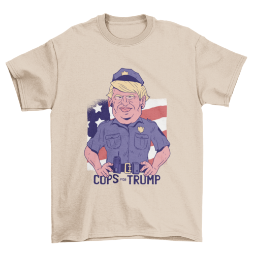 Cops for trump t-shirt