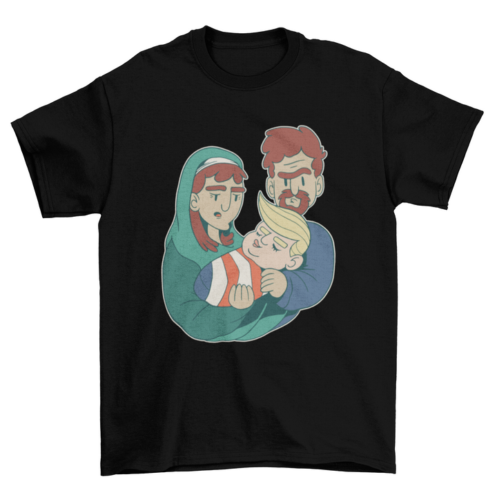 Baby Trump Cartoon T-shirt Design
