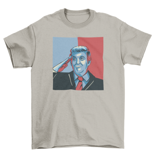 Donald Trump salute t-shirt