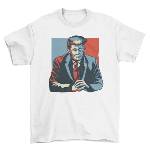 Donald Trump eyes closed t-shirt