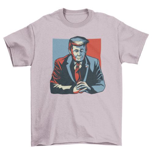 Donald Trump eyes closed t-shirt