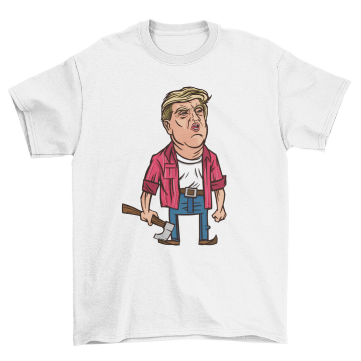 Lumberjack trump t-shirt