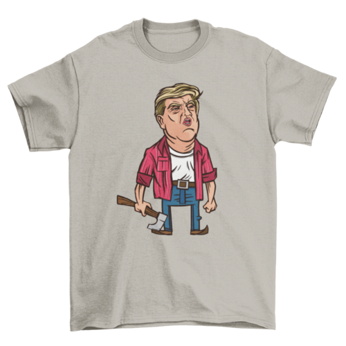 Lumberjack trump t-shirt