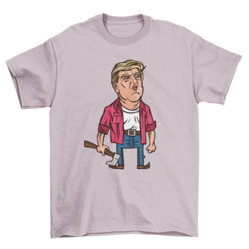 Lumberjack trump t-shirt