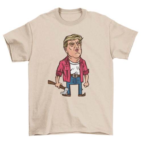 Lumberjack trump t-shirt