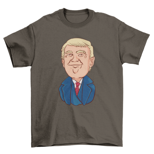 Happy trump t-shirt design