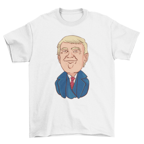 Happy trump t-shirt design