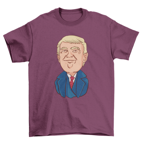 Happy trump t-shirt design