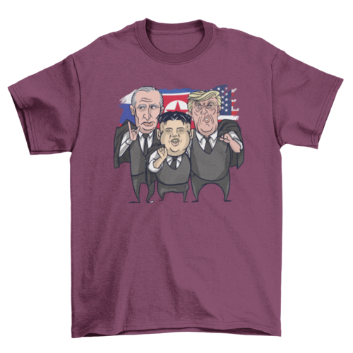 Putin kim trump t-shirt