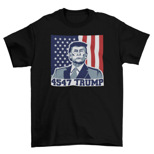 Vintage trump american flag t-shirt