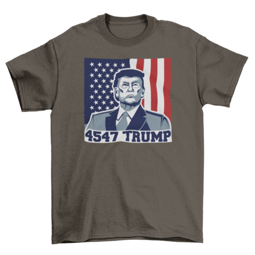 Vintage trump american flag t-shirt