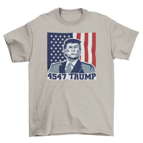 Vintage trump american flag t-shirt