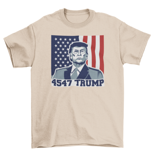 Vintage trump american flag t-shirt