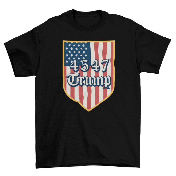 Trump and American Flag Symbolic t-shirt