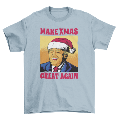 Christmas trump santa claus t-shirt