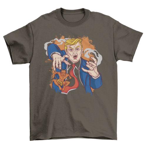 Evil Trump and Biden t-shirt