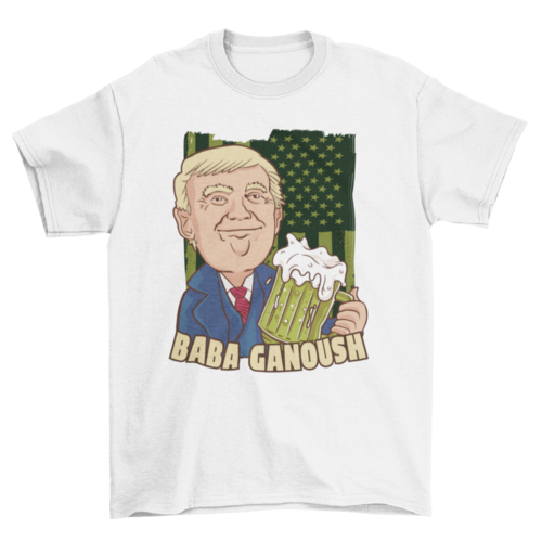 Trump drinking beer t-shirt