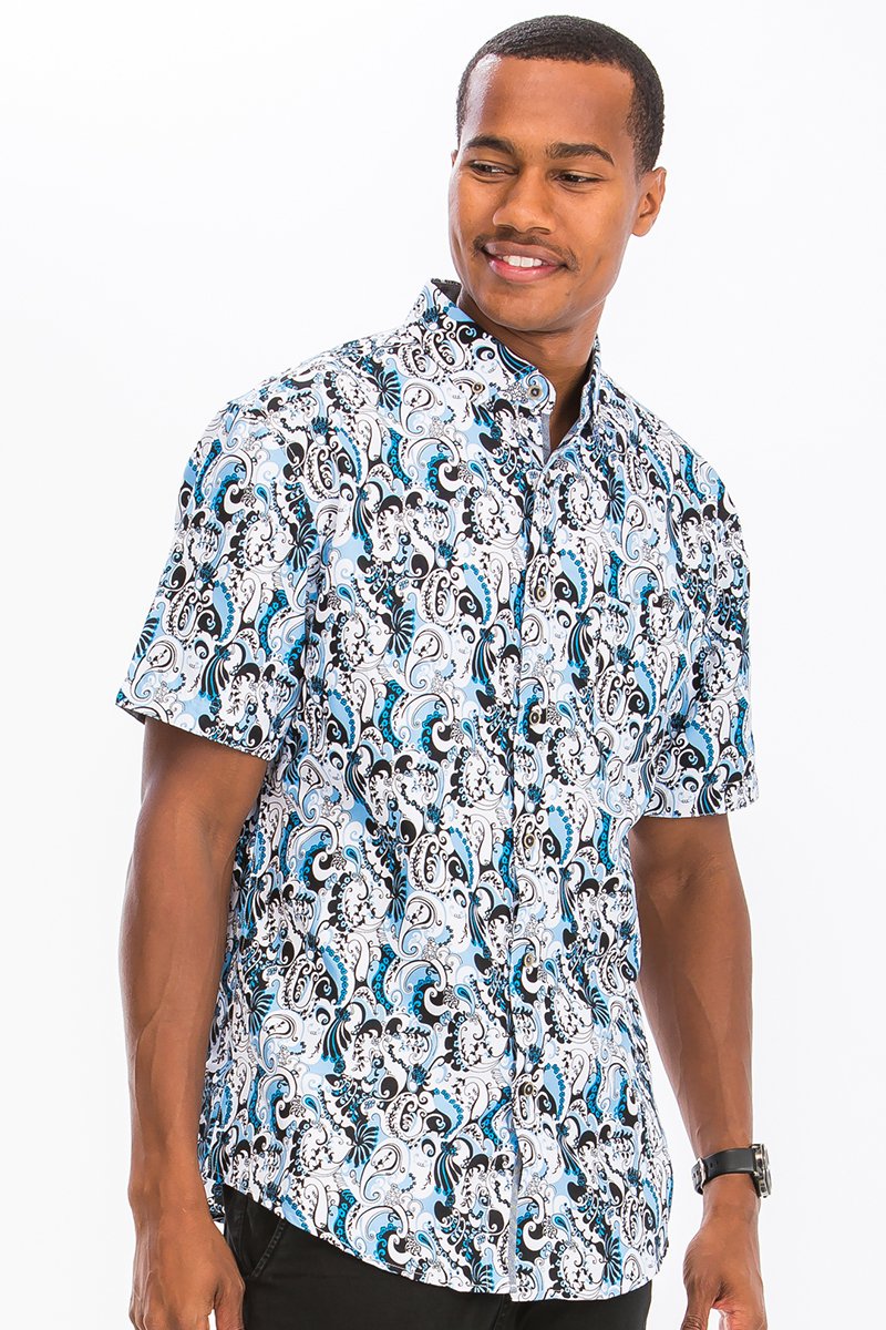 HAWAIIANISCHES BUTTON-DOWN-HEMD