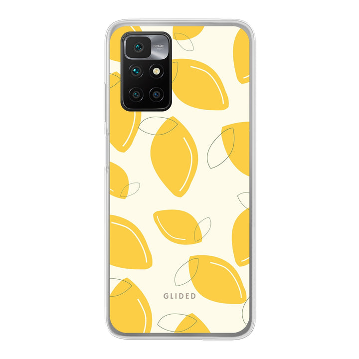 Abstract Lemon - Xiaomi Redmi 10 Handyhülle