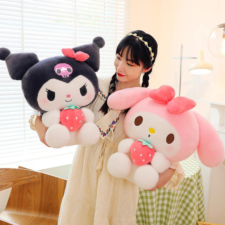 Adorable & Duo: 60cm Kuromi & Melody Plush Set - Brand My Case
