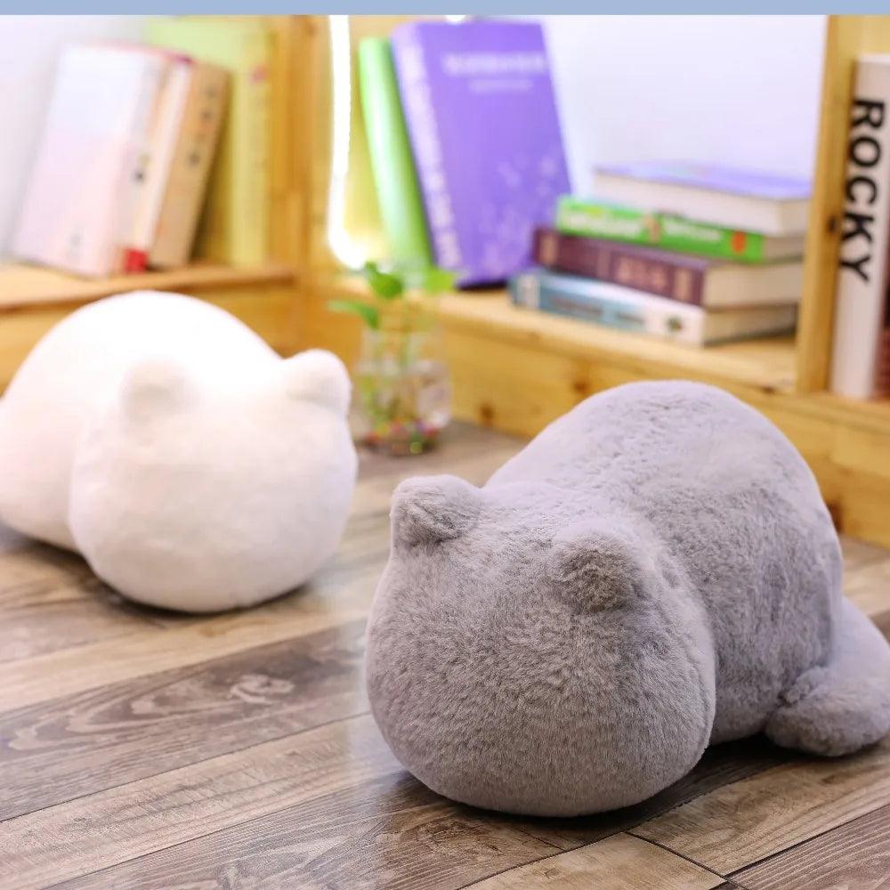 Adorable Ashin Cat Plush Pillow - Cute & Soft Back Shadow Cat Cushion - Brand My Case