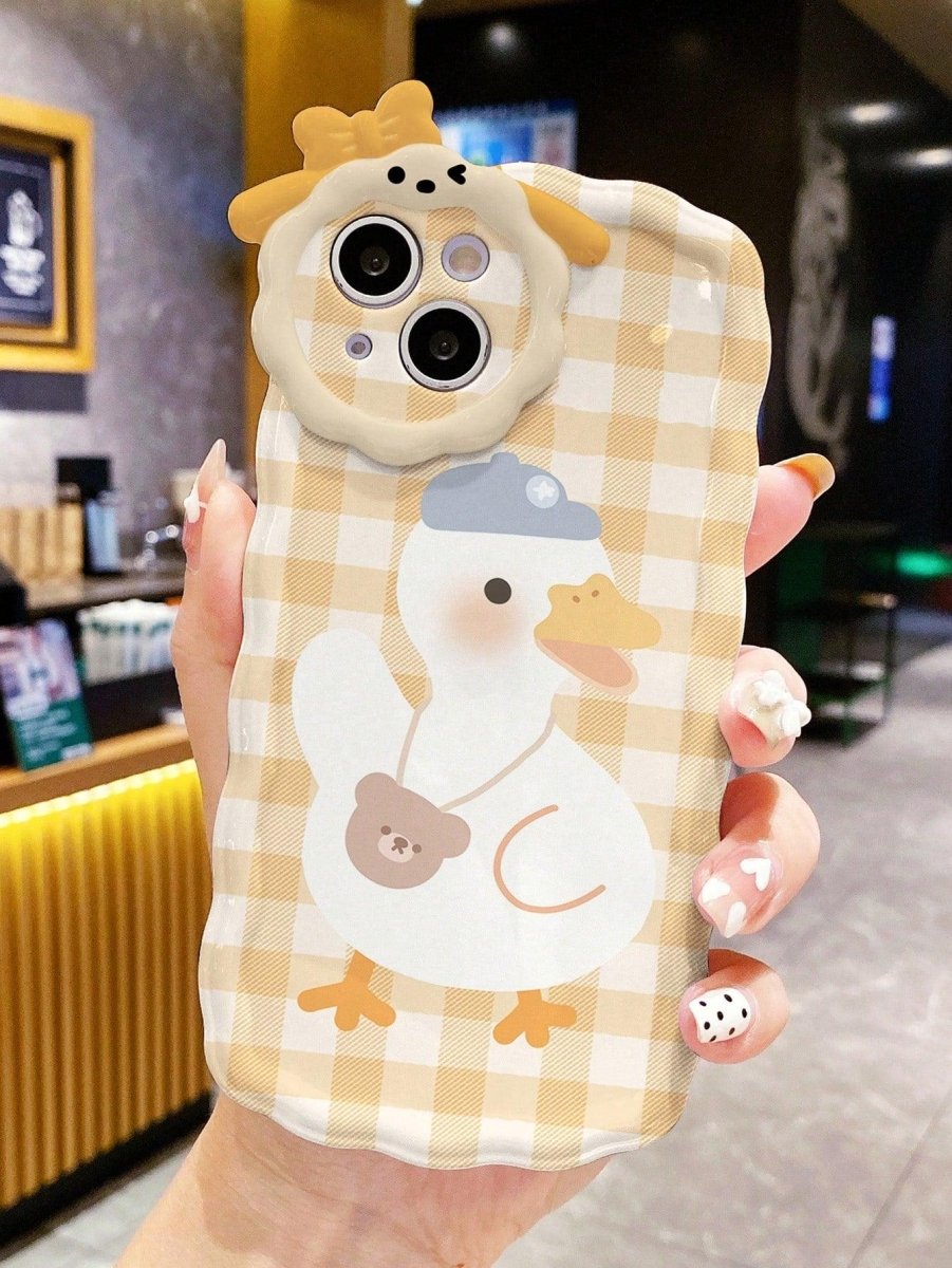 Adorable Cartoon Duck Phone Case - Brand My Case