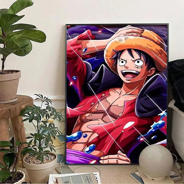 Aesthetic ONE PIECE Anime Monkey D Luffy Premium Poster - Brand My Case