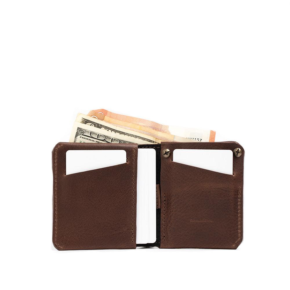 AirTag Wallet - Leather Billfold 2.1 - Brand My Case