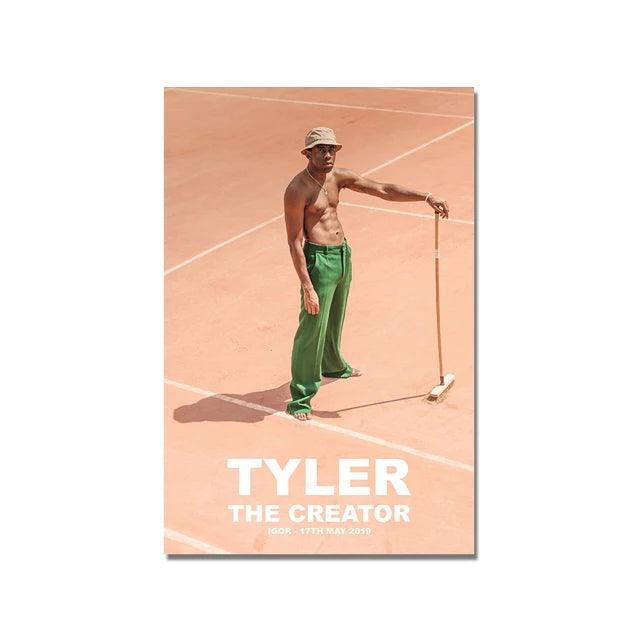 Album Cover Posters Tyler The Creator Frank Blonde Music Hip Hop Rapper Modern Wall Art Prints Painting for Room Bar Home Decor - Brand My Case