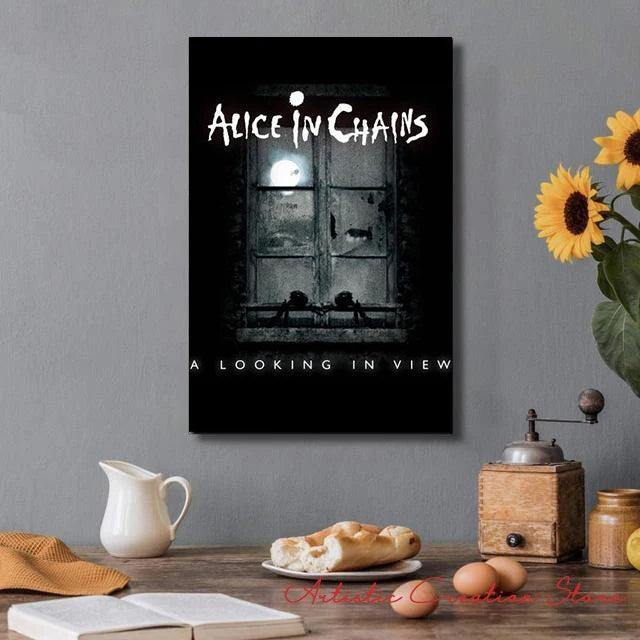 Alice In Chains Canvas Print - Iconic Music Band Art for Contemporary Home Decor - Brand My Case