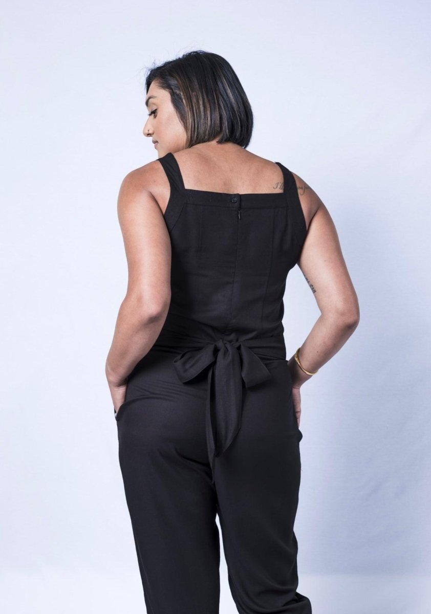 All In One Black Jumpsuit - Brand My Case