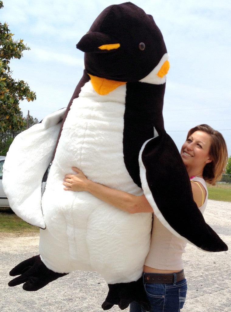 American Made Giant 5 Foot Stuffed Penguin Huge Soft Oversized Plush - Brand My Case