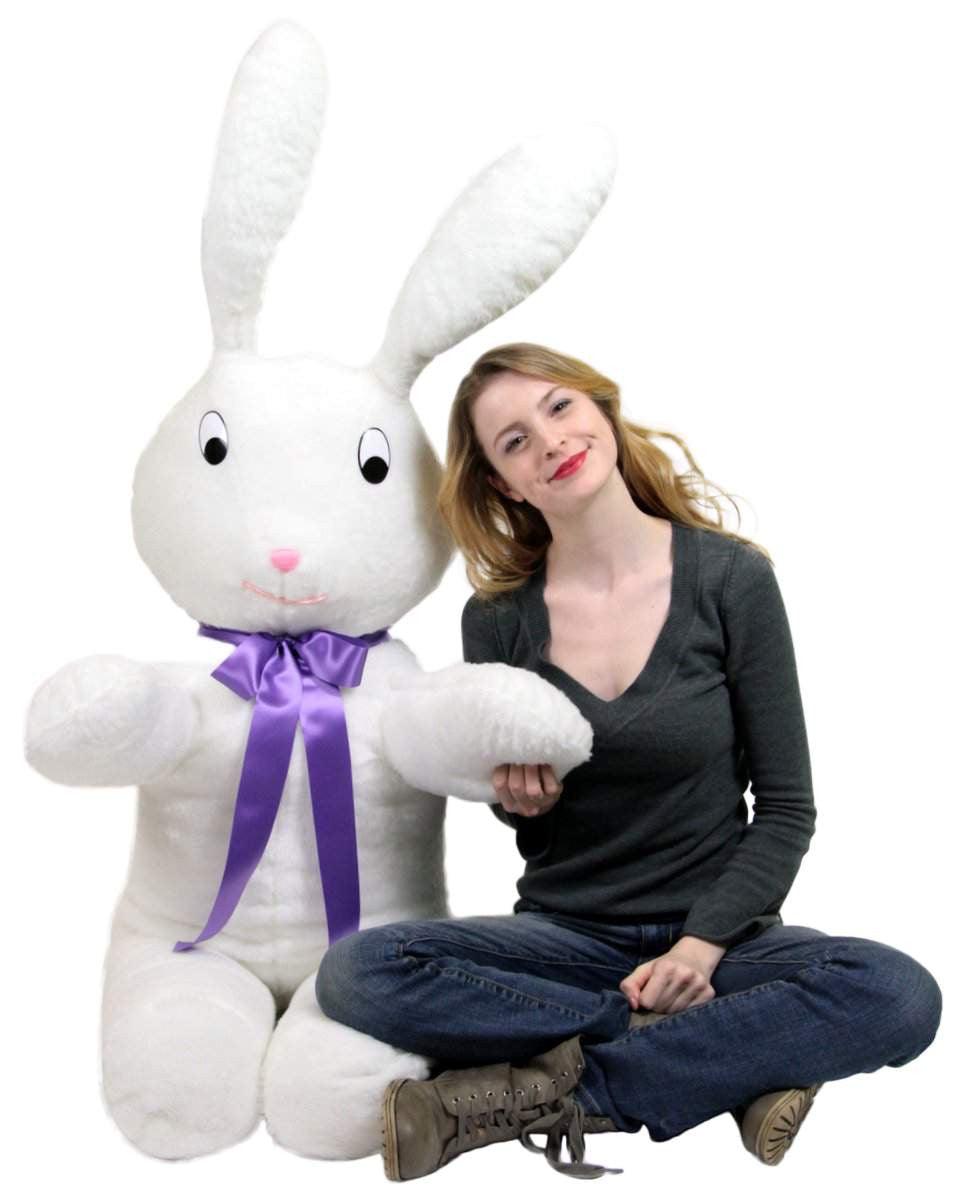 American Made Giant Stuffed Bunny 60 Inch Soft Big Plush 5 Foot Rabbit - Brand My Case