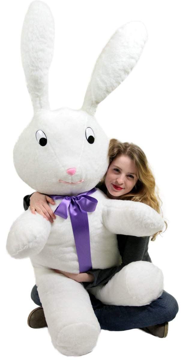 American Made Giant Stuffed Bunny 60 Inch Soft Big Plush 5 Foot Rabbit - Brand My Case