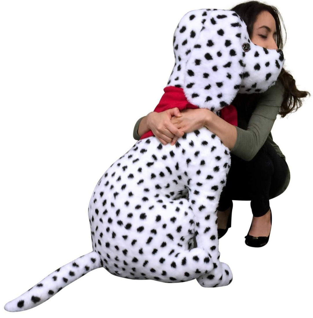 American Made Giant Stuffed Dalmatian 36 Inch Soft Big Plush Fire Dog - Brand My Case