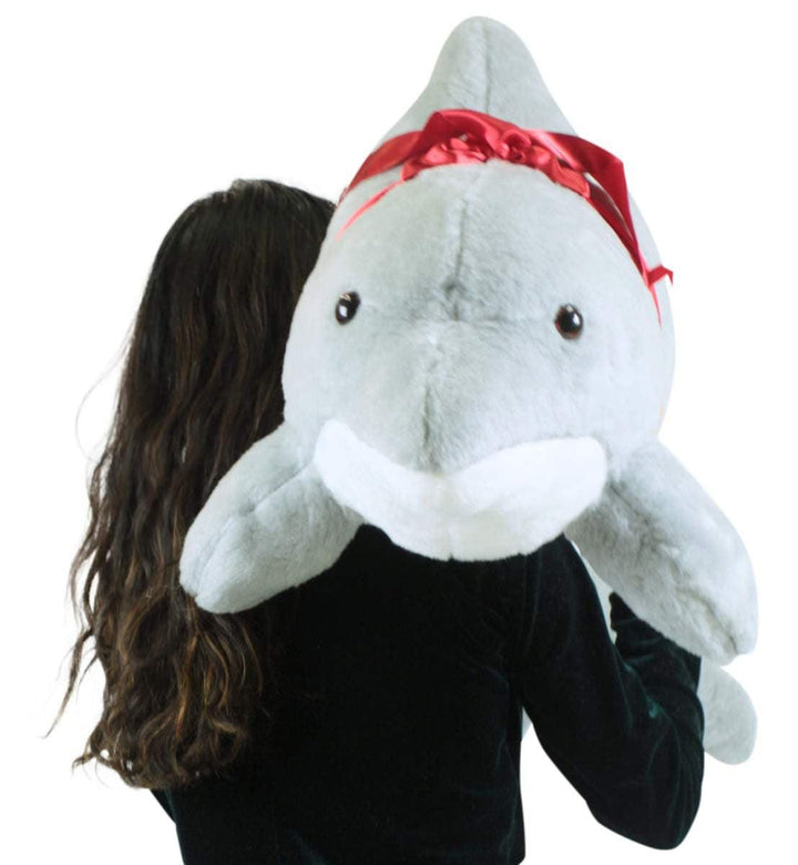 American Made Giant Stuffed Dolphin 46 Inch Soft Plush Made in USA - Brand My Case
