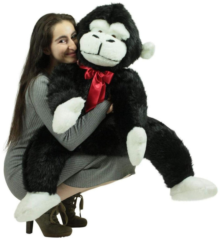 American Made Giant Stuffed Monkey 40 Inch Soft Black Big Stuffed - Brand My Case