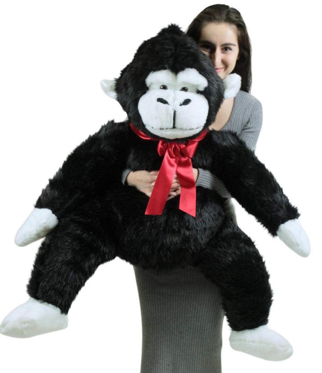 American Made Giant Stuffed Monkey 40 Inch Soft Black Big Stuffed - Brand My Case