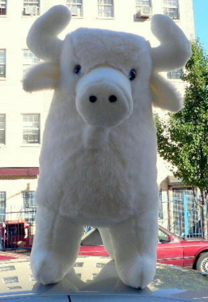 American Made Giant Stuffed White Buffalo 44 Inch Sacred Native - Brand My Case