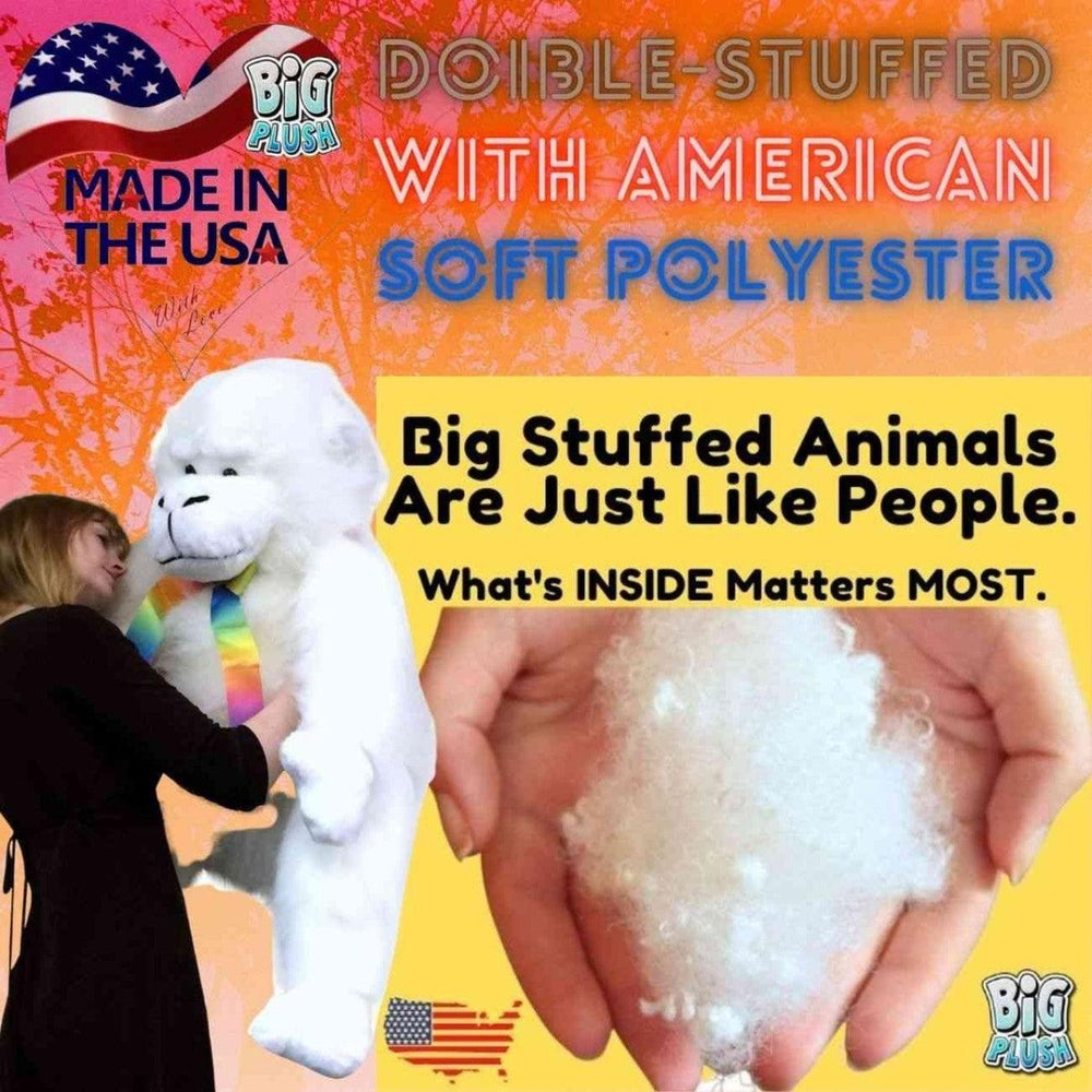 American Made Giant Stuffed White Gorilla Monkey 40 Inch Soft Big - Brand My Case