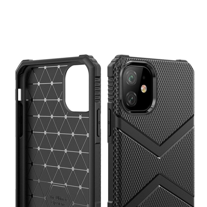 AMZER Diamond Design TPU Protective Case for iPhone 11 - Black - Brand My Case
