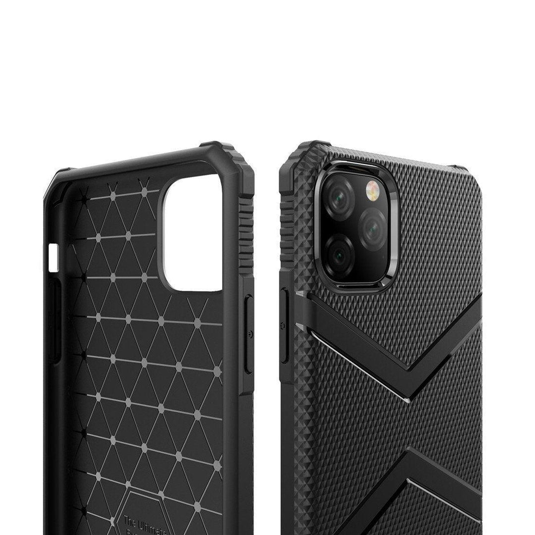 AMZER Diamond Design TPU Protective Case for iPhone 11 Pro Max - Black - Brand My Case