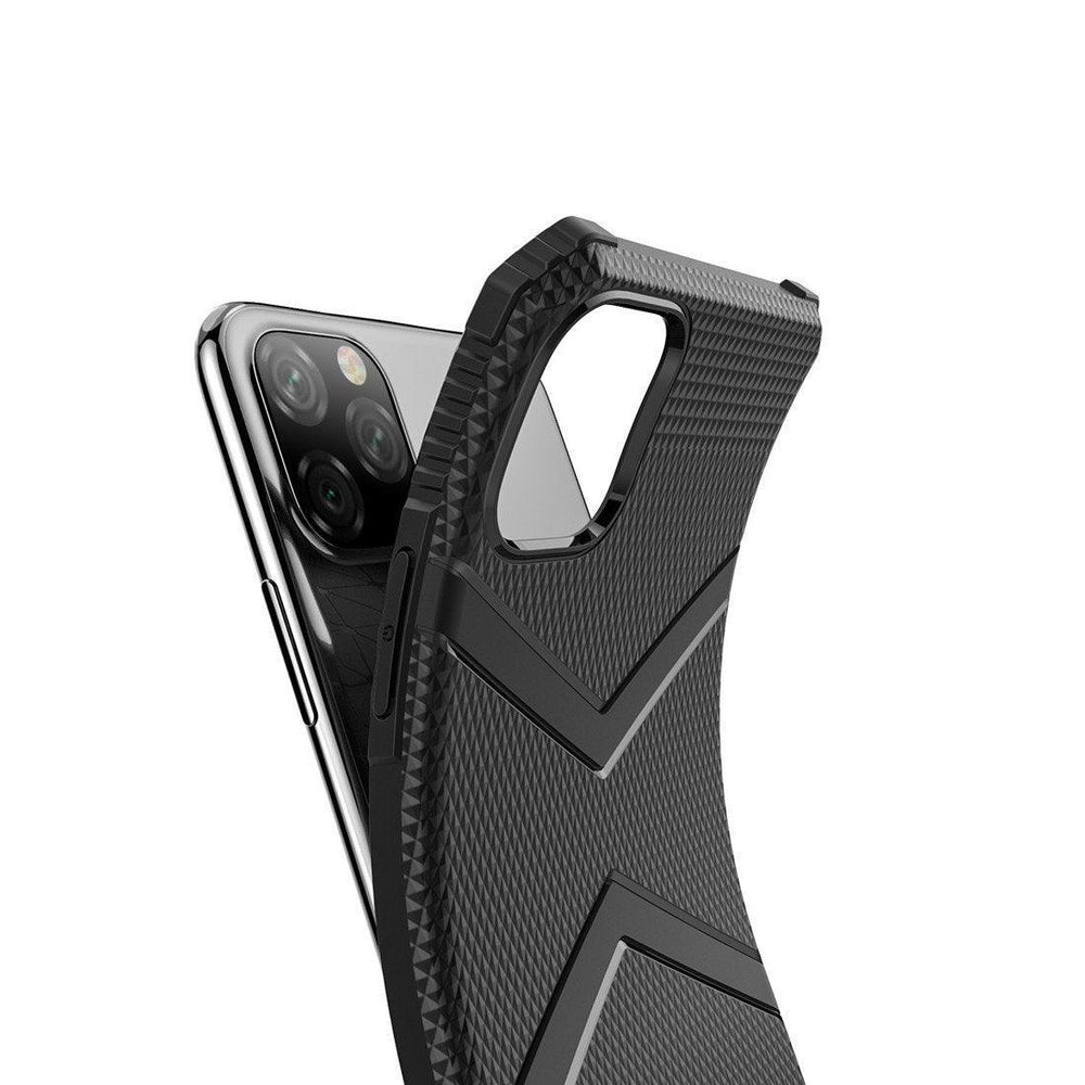 AMZER Diamond Design TPU Protective Case for iPhone 11 Pro Max - Black - Brand My Case
