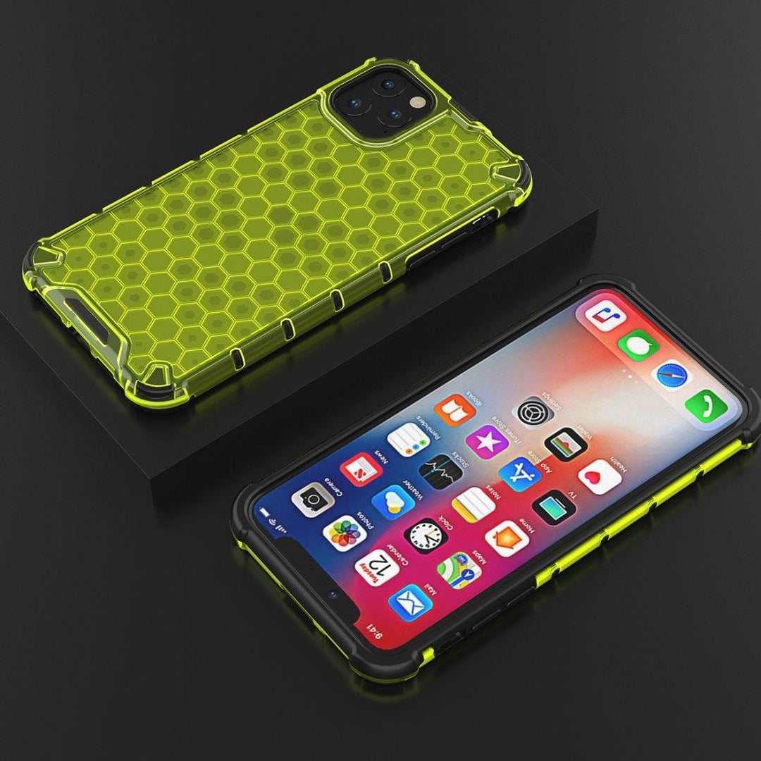 AMZER Honeycomb SlimGrip Hybrid Bumper Case for - Brand My Case