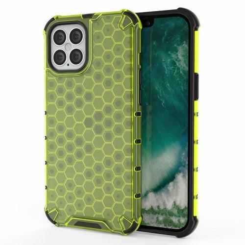 AMZER Honeycomb SlimGrip Hybrid Bumper Case for iPhone 12 Max - Brand My Case